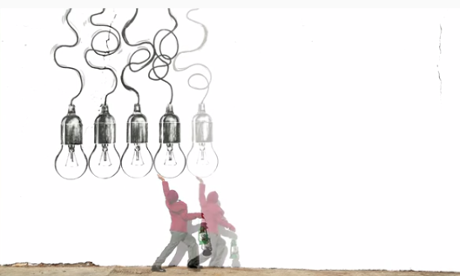 U2's Every Breaking Wave interpreted by Robin Rhode