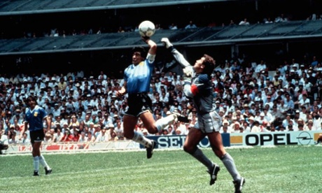 Diego Maradona's Hand of God goal 