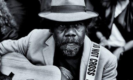 The multilingual singer-songwriter Frank Yamma.