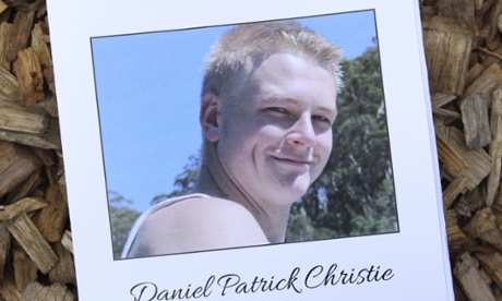 Tribute for Daniel Christie's memorial service