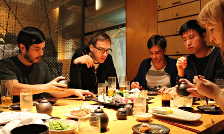 Hiroki Shirasuka, Jon Hopkins and friends get stuck into a feast