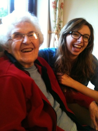 photo of grandmother and granddaughter