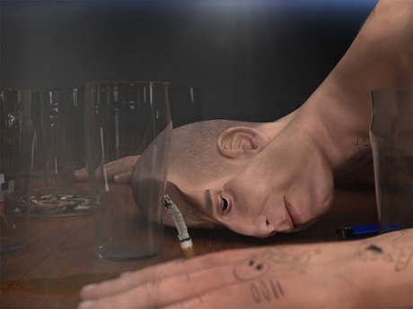 Ed Atkins' Ribbons at the Serpentine Sackler, London