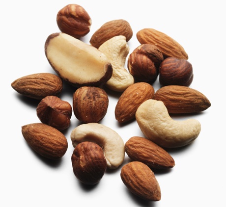 Nuts are high in fat. And that's good, apparently.