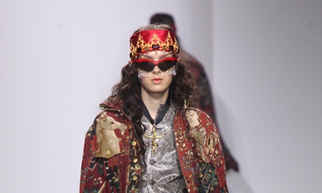 Luxe crowns on the catwalk.