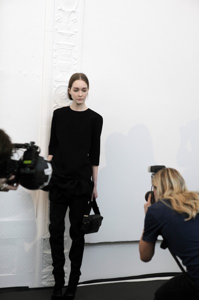 Beckham backstage: Victoria Beckham back stage autumn/winter 2014