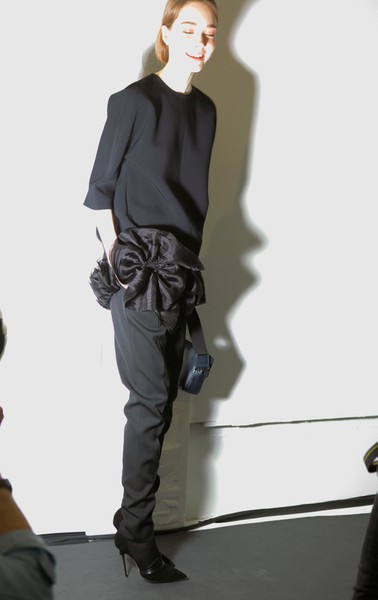 Beckham backstage: Victoria Beckham back stage autumn/winter 2014