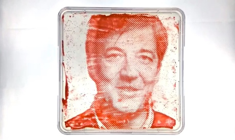 Stephen Fry bacteriograph