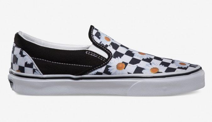 Skate trainers: Daisy print