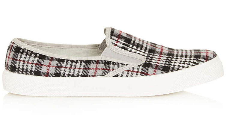 Skate trainers: Tartan