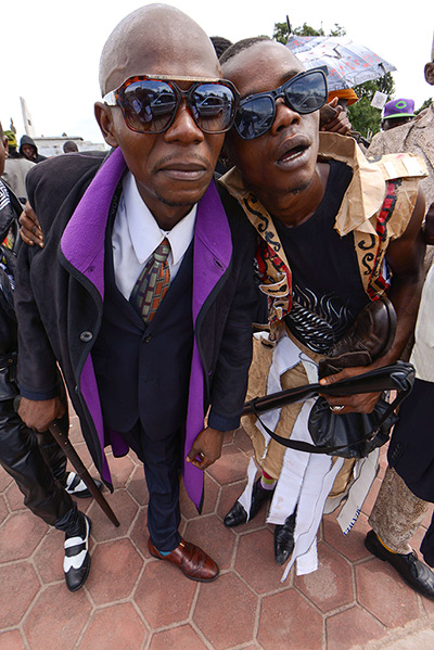 FTA: La Sape: Sapeurs, members of La Sape movement, in Kinshasa
