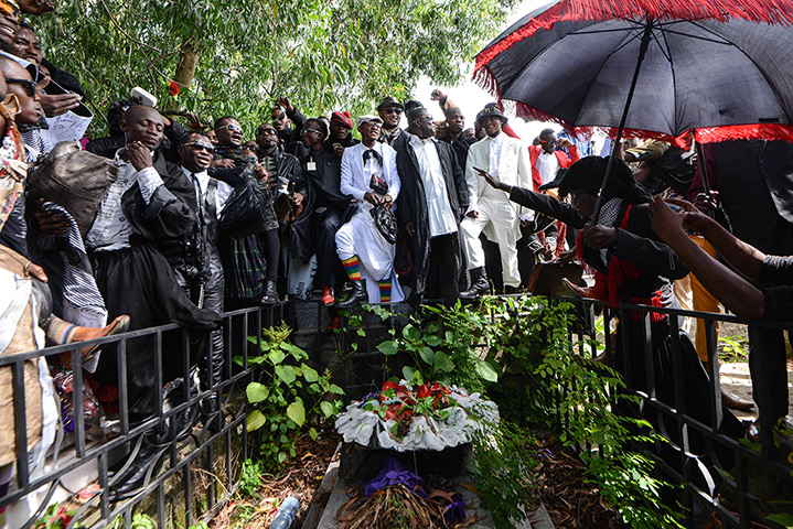 FTA: La Sape: Stervos Niarcos Ngashie died in 1995, and was known as the leader of the La