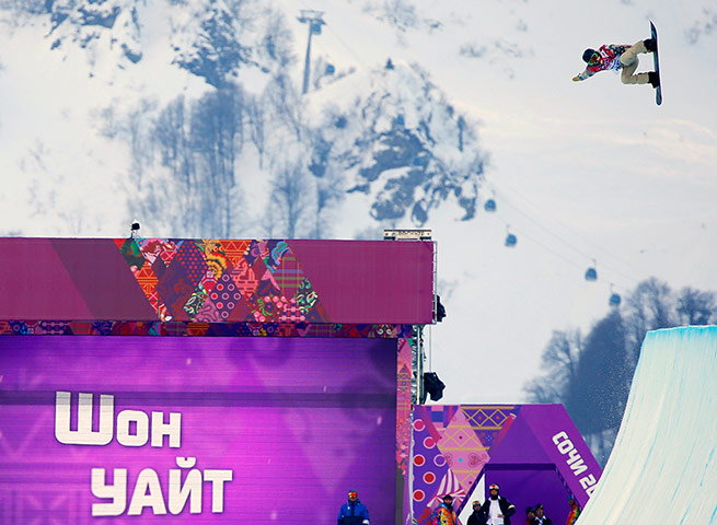 Shaun White: White of the U.S. performs