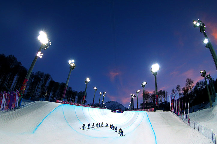 Shaun White.: Snowboard - Winter Olympics Day 4