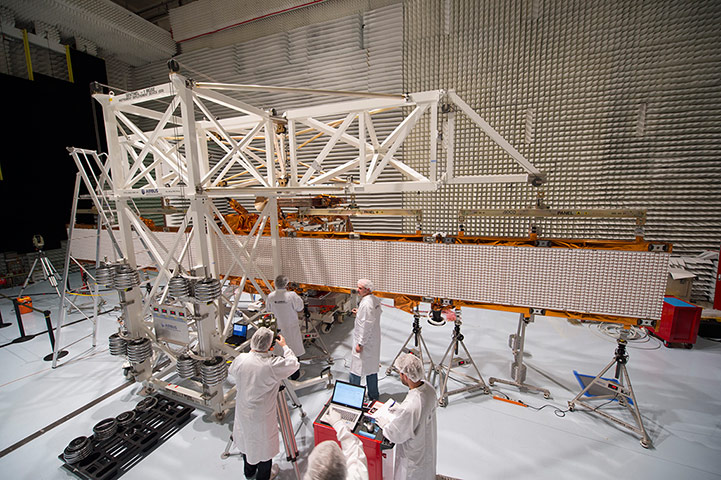 A Month in Space: Title Sentinel-1A radar deployment