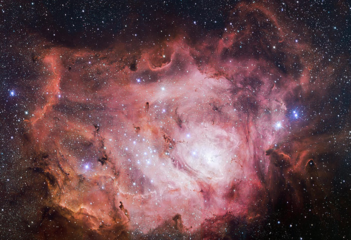 A Month in Space: VST images the Lagoon Nebula