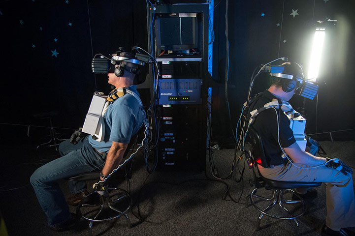 A Month in Space: virtual reality hardware in the Space Vehicle Mock-up Facility at NASA