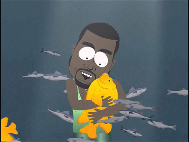 Kanye: Kanye West in South Park's Gay Fish episode