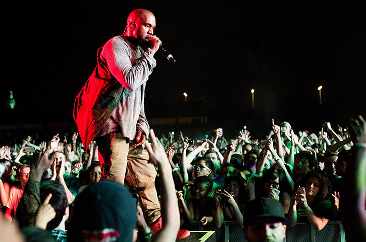 Kanye: Kanye West at the Governors Ball Music Festival