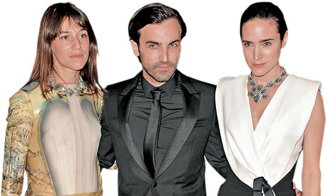Charlotte Gainsbourg, Nicholas Ghesquiere and Jennifer Connelly