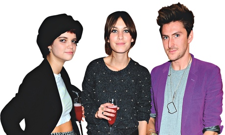 Pixie Geldof, Alexa Chung and Henry Holland