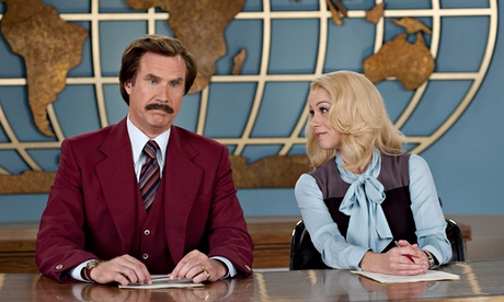 Will Ferrell and Christina Applegate in Anchorman 2