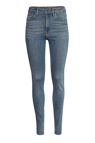 Silhouettes: blue jeans skinny
