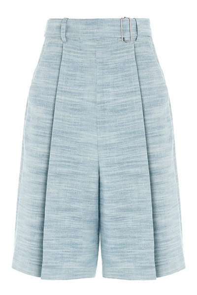 Silhouettes: blue marl culottes