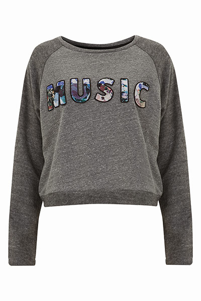Sweatshirts: Grey sweatshirt