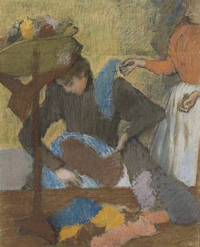 Paris 1900: Chez la Modiste by Edgar Degas