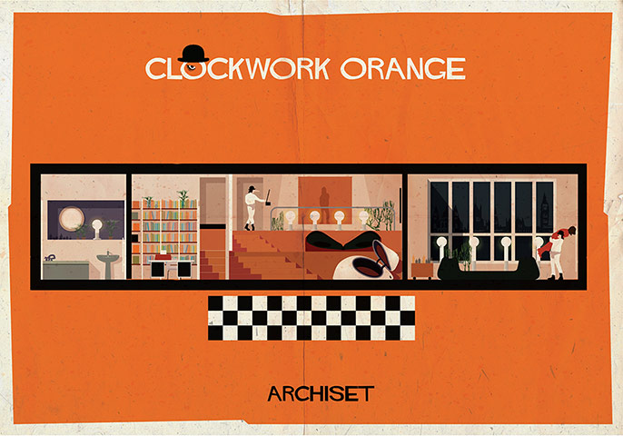 Architecture film posters: Architecture film posters by Federico Babina