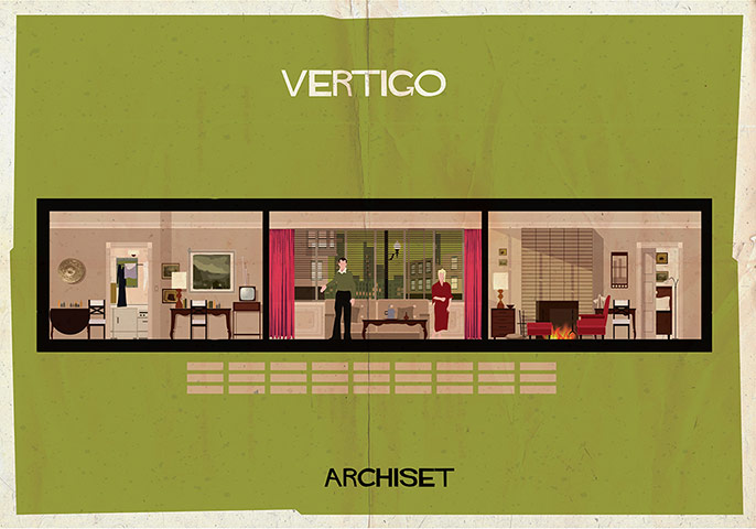 Architecture film posters: Architecture film posters by Federico Babina