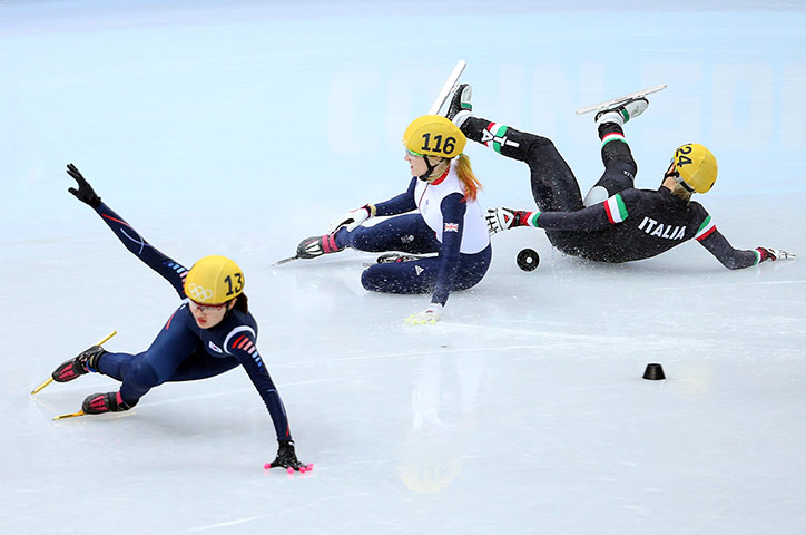 Britain on day six: Short Track Speed Skating - Winter Olympics Day 6