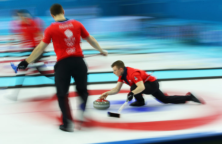 Britain on day six: Curling - Winter Olympics Day 6