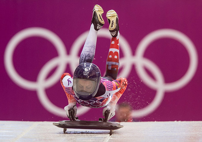 Britain on day six.: Sochi 2014 Winter Olympic Games, Russia - 13 Feb 2014