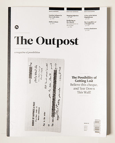 Magazine design: Magazine design The Outpost magazine