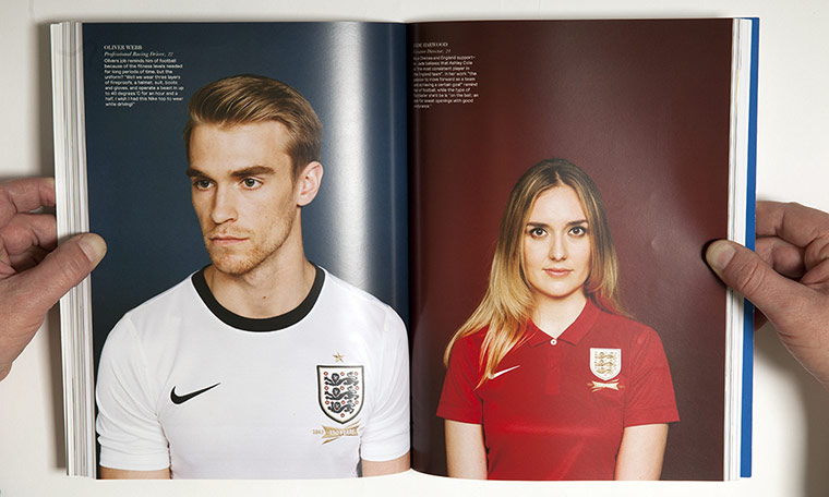 Magazine design: Magazine design Green Soccer Journal