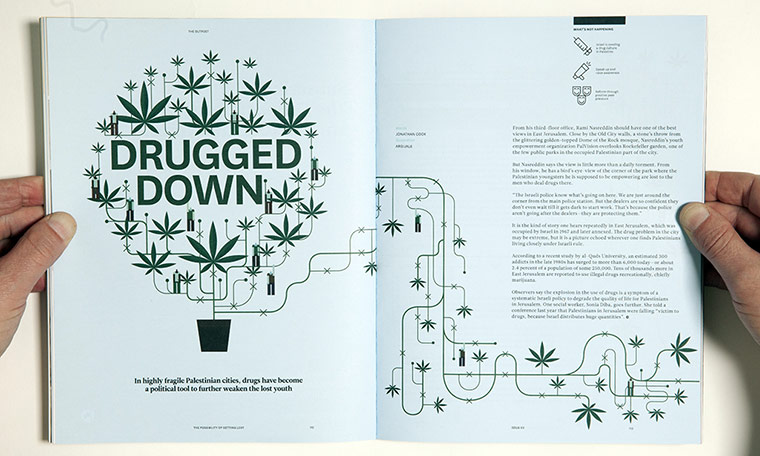 Magazine design: Magazine design The Outpost