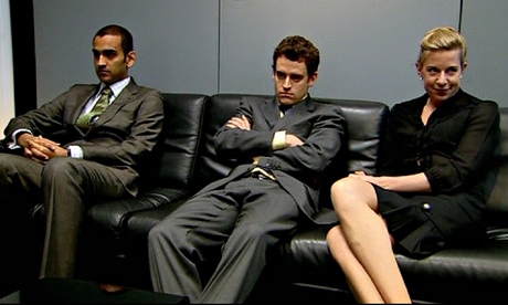 Katie Hopkins and fellow contestants on The Apprentice in 2007