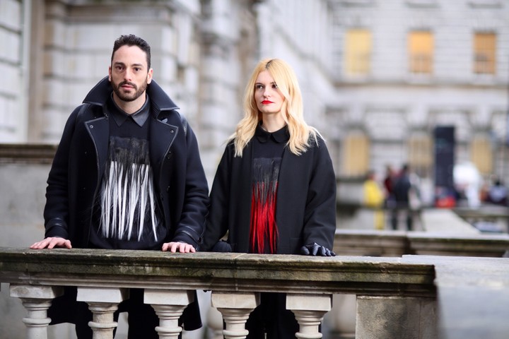 LFW vox pops: Vincenzo & Ilaria at London Fashion Week
