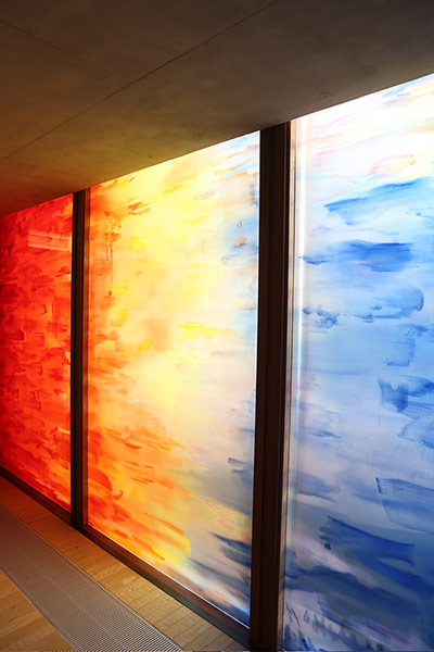 Architecture: 'Sacred Desert' window