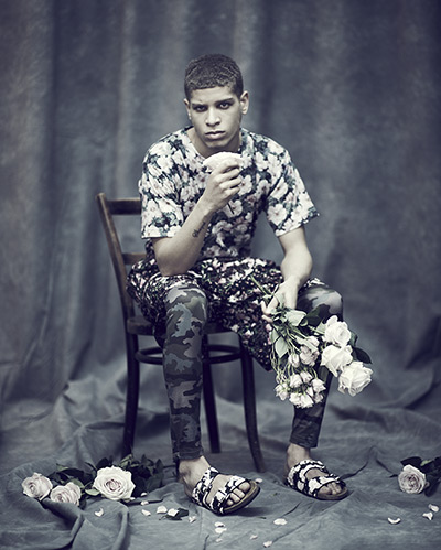 The fashion: Floral menswear shoot for the Fashion, Issue 2. Spring/ Summer 2014