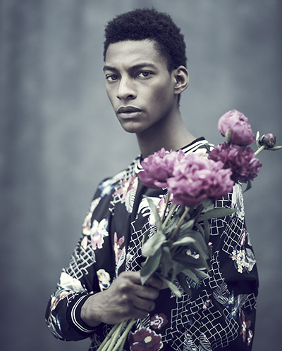 The fashion: Floral menswear shoot for the Fashion, Issue 2. Spring/ Summer 2014