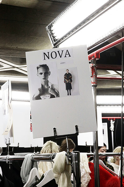 LFW Backstage at Preen: Backstage at Preen by Thornton Bregazzi London fashion week 