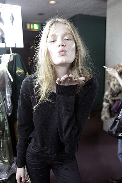LFW Backstage at Preen: Backstage at Preen by Thornton Bregazzi London fashion week 