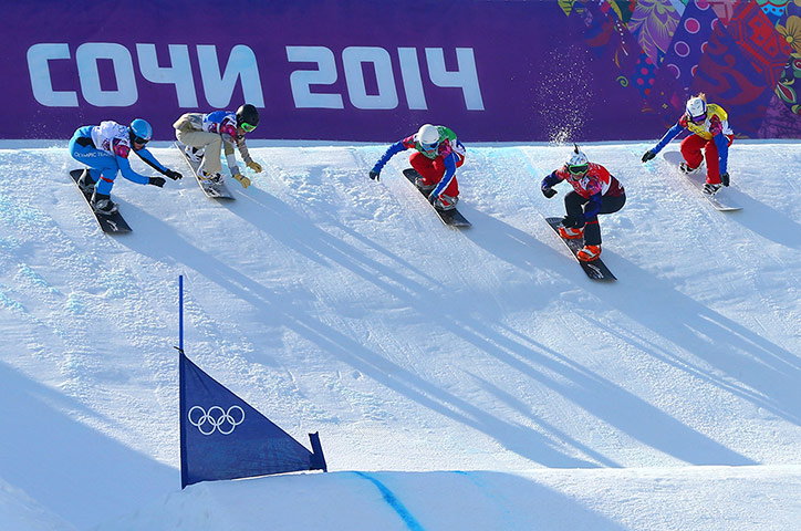 snowboard cross: Snowboard - Winter Olympics Day 9