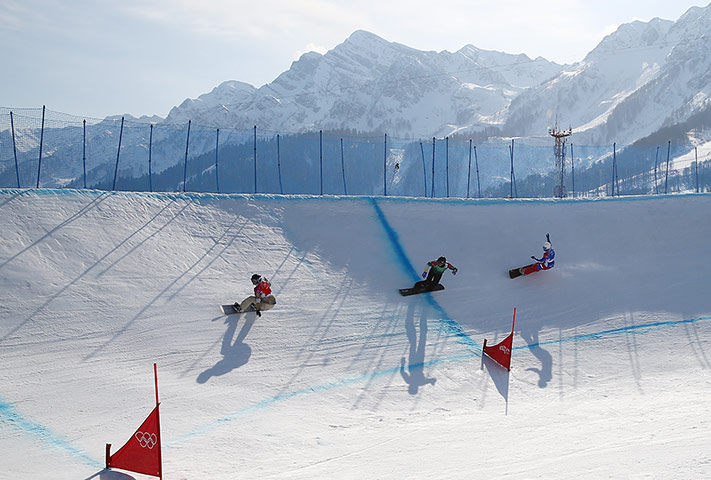 snowboard cross: Snowboard - Winter Olympics Day 9