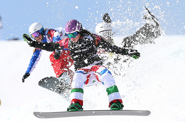 snowboard cross: Snowboard - Winter Olympics Day 9