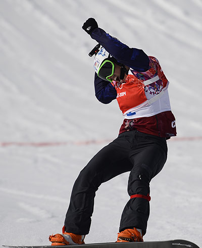 snowboard cross -: Gold Medallist, Czech Republic's Eva Sam