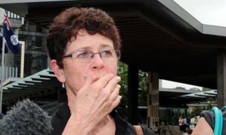 Catherine Long after giving evidence at the child abuse royal commission